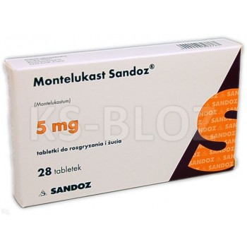 Монтелукаст Sandoz 5 мг, 28 таблеток